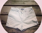 Vtg High Waist Khaki Cheeky Docker Shorts