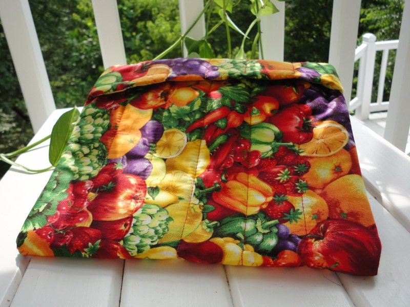 Tater Bag - Multi Vegetable fabric