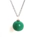 Watermelon Green Glass Necklace, Long Neklace, Venetian Murano Glass Jewelry