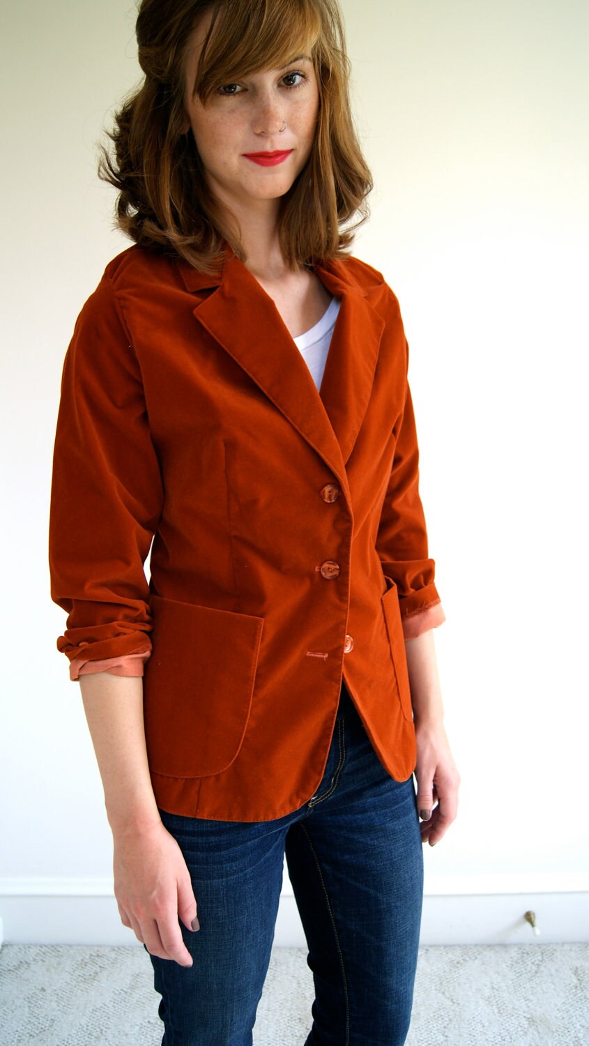 Burnt Orange Blazer