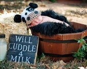 sMOOches - Cow Hat - Newborn/Baby - Made to Order