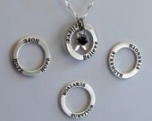 Strength- Survivor - Hope - Believe -  Custom Cirrhosis, Sleep Apnea, Melanoma Awareness Inspirational Necklace - Sterling Silver