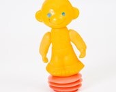 Russian Soviet Genuine Plastic Toy Monkey