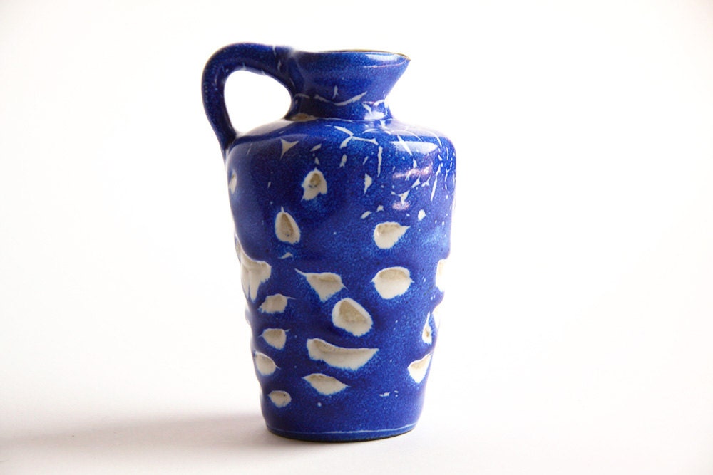 Mid Century  Lava Vase - German Studio Pottery R.Unterstab 70s