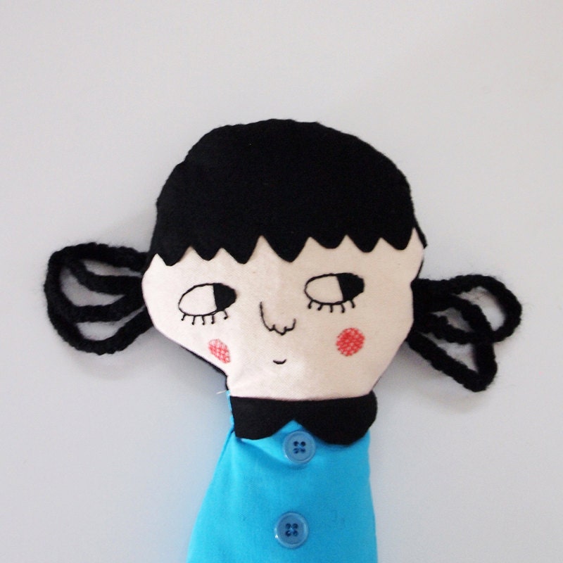 Betty, one-of-a-kind handmade art doll