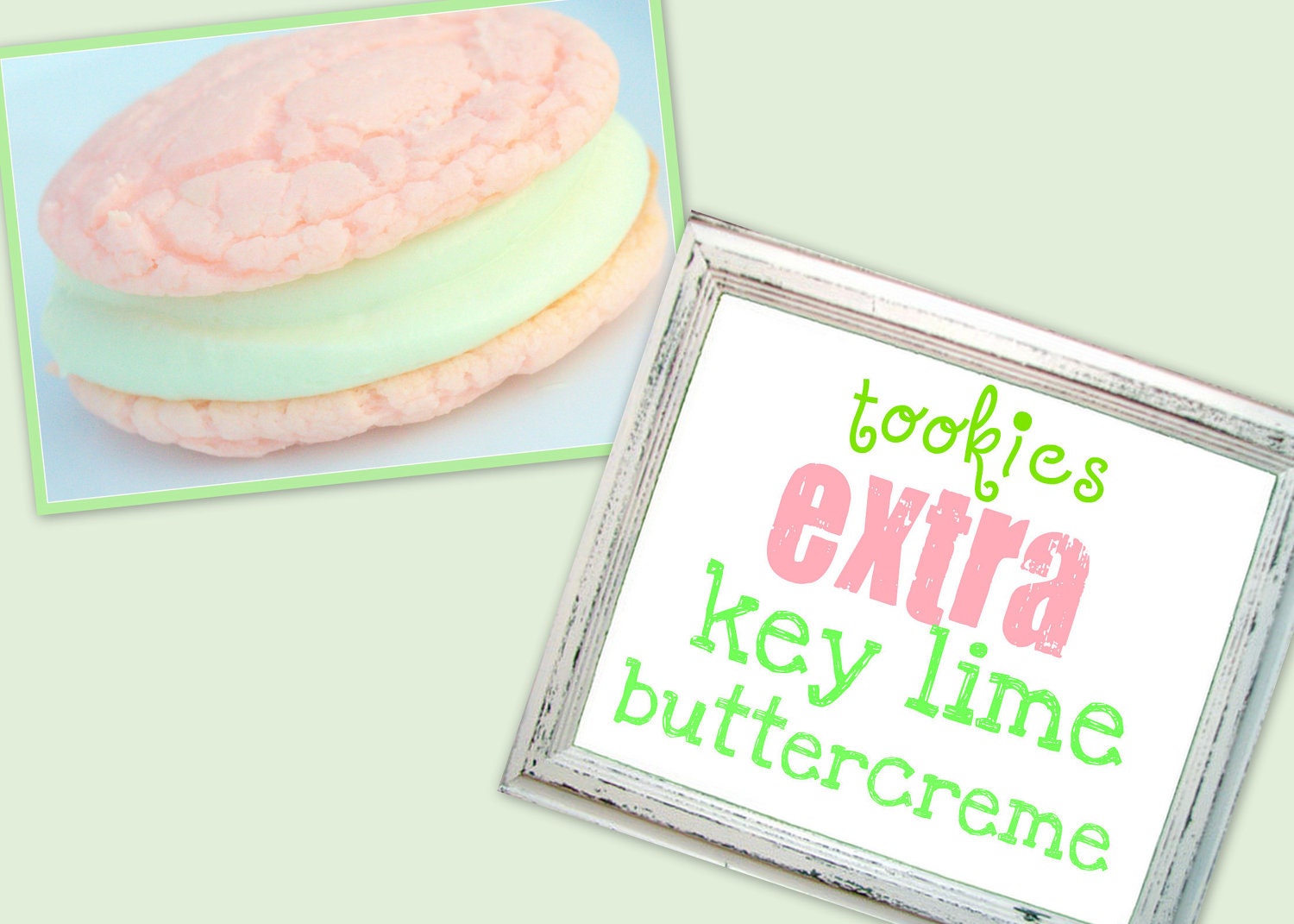 Extra Tookies Key Lime BUTTERCREME - 5.5 ounce - Large Sized