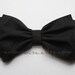 Solid Black Bow Bandeau set (100% cotton fabric)