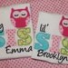 Big Sis, Lil Sis, or even twin Sis personalized appliqued shirt