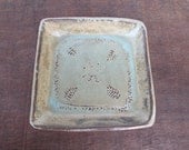 Handmade Ceramic Square Plate // Pottery Serving Dish for Your Kitchen // Rustic Plate