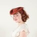 vintage 1940s hat / tilt hat / Marigold