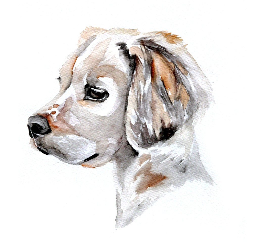 13x19 Custom Pets Portrait original watercolor painting customized commision dog cat animal pet lover large illustration drawing