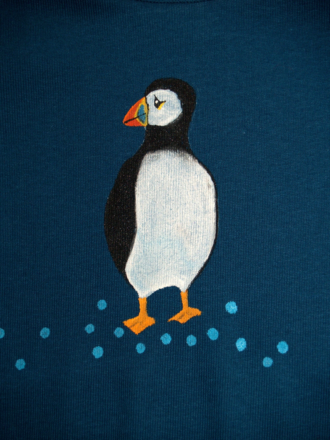 Puffin on American Apparel's organic cotton onesie or t shirt