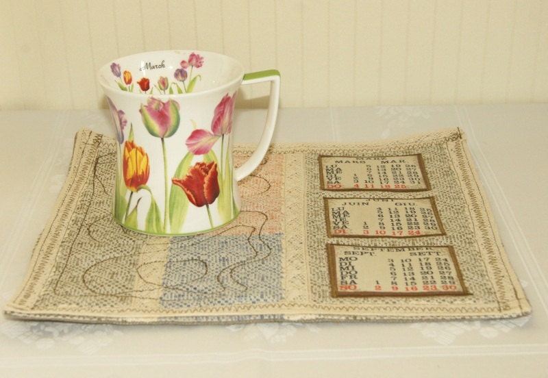 Pure Linen & Organic Cotton Mugrug from limited Didymos wraps with cream lace READY TO SHIP