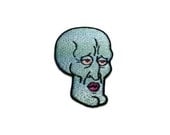 Iron on Handsome Squidward embroidered patch