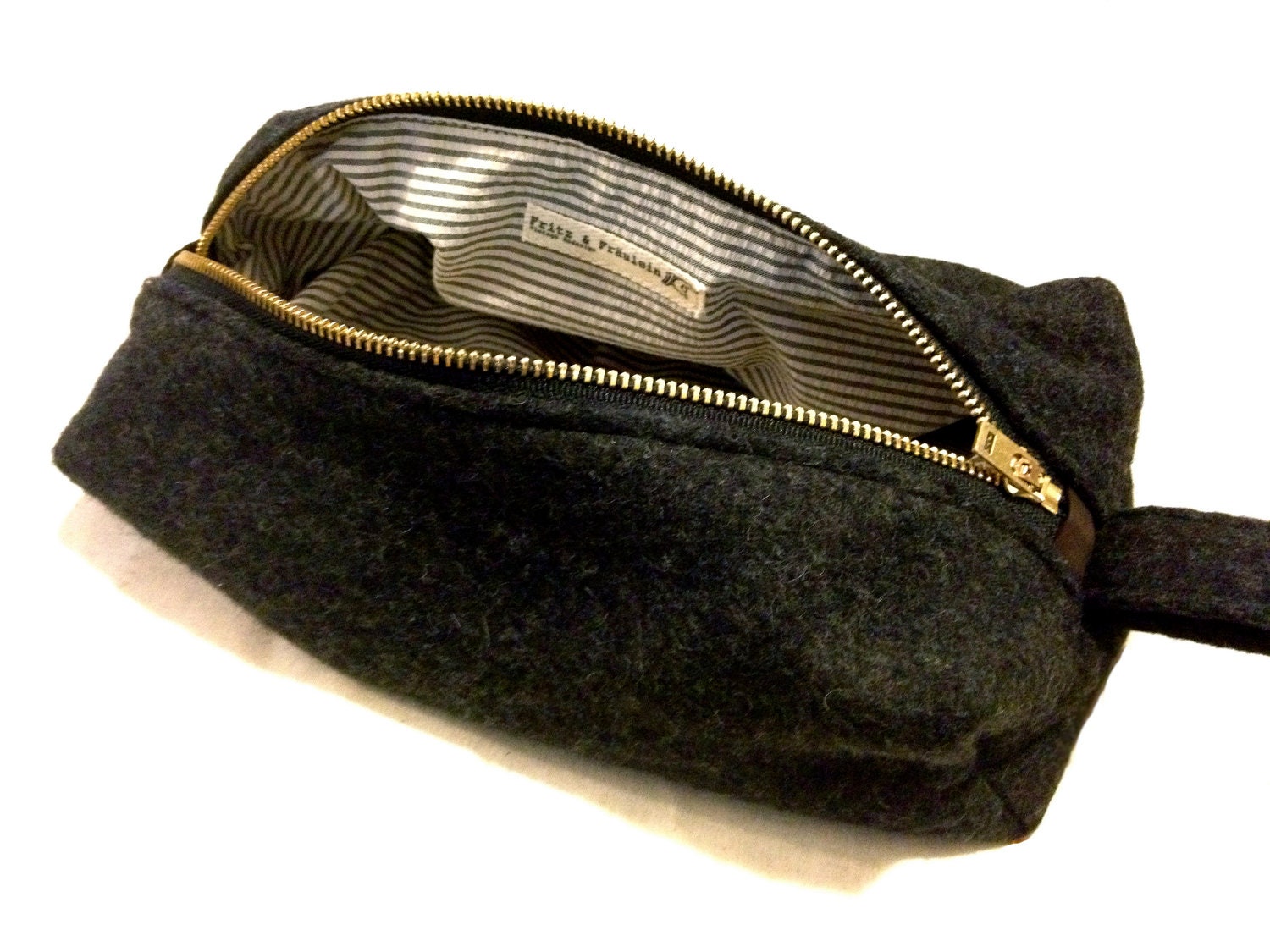 Dopp Kit from Charcoal Military Blanket