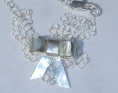 Sterling Bow Pendant