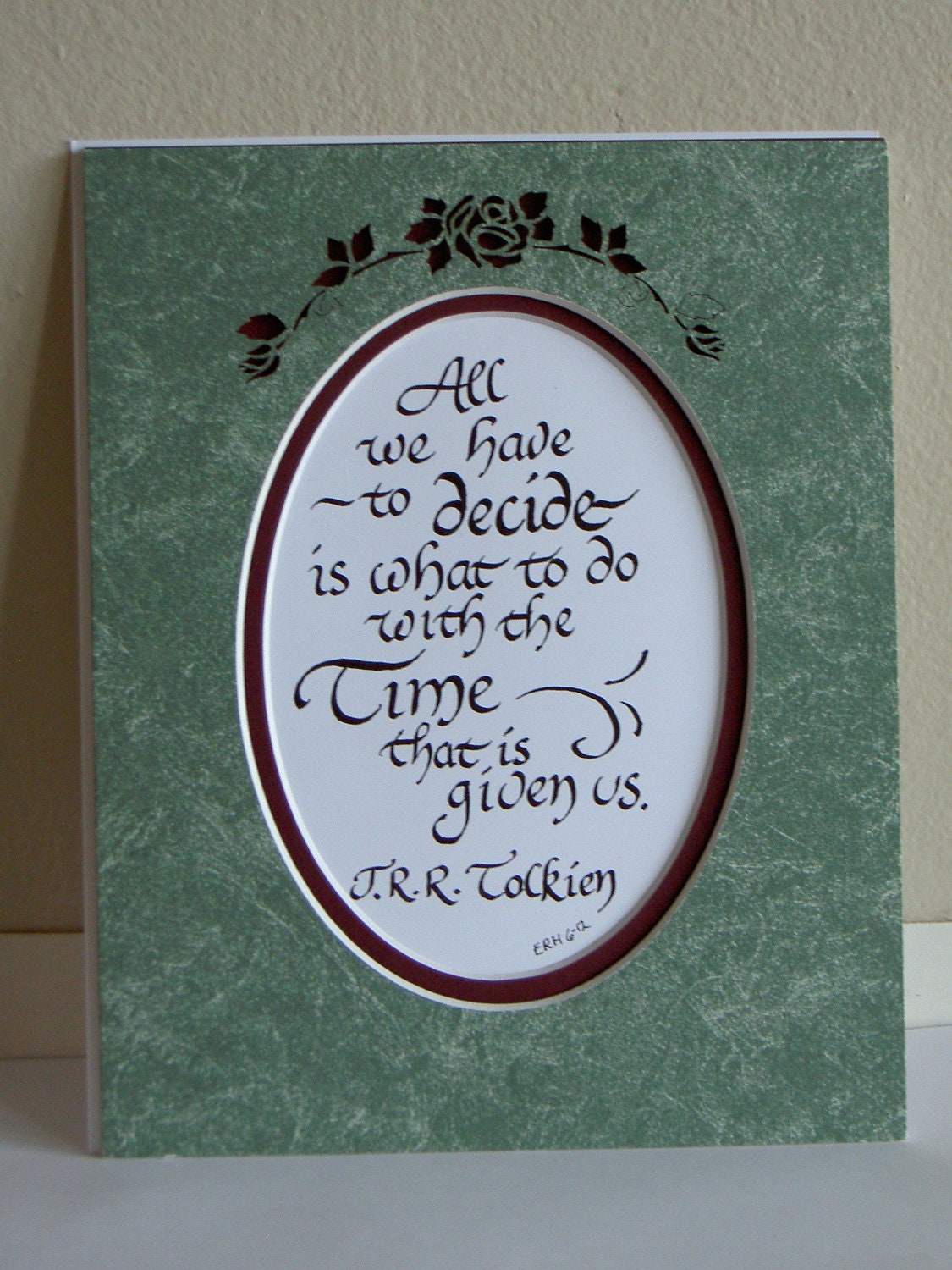 All We Have to Decide matted print