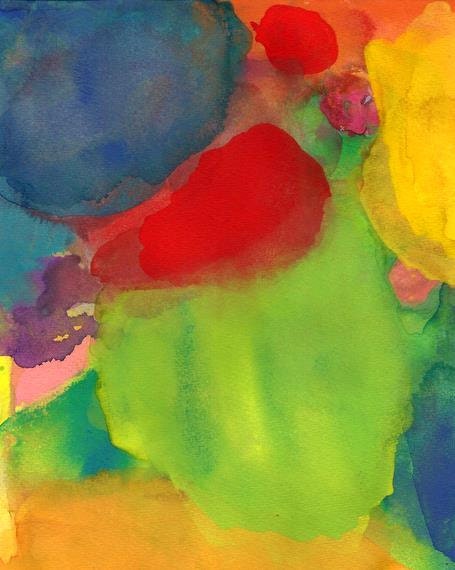 Art Print, Watercolor Painting, Transition
