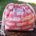 Chid's Backpack Lunch Bag - Pink Hippos