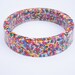Sweet Treats Resin Bangle - Hand-Made Resin Banlge with Thousands of Treats, Colorful, Unique