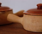 Vintage Red Wing Provincial Ware Marmites, Covered Soup Casserole Dishes, Set of 2