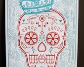 Skull Queen Print