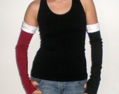 Harlequin - cuffed arm warmers
