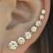 Ear Pin - Ooh La La -  Sterling Silver  or 14K Gold Filled- SINGLE SIDE
