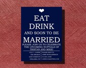 Fun Engagement Party Invitation DIY