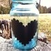 10 Chalkboard Vinyl Labels Mason Jar Labels Storage Labels Organizing Labels Wedding Table Numbers Labels Jar Labels Scalloped Heart Labels