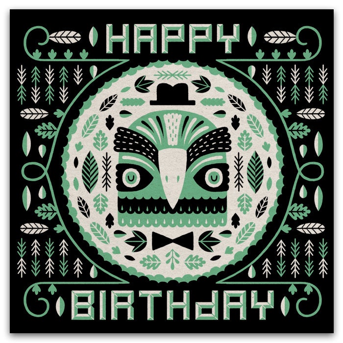 Noble Bird - Birthday Card