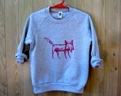 clever me Fox Sweater, Fox Shirt for Kids, Grey Sweatshirt, 2T- 12Yrs