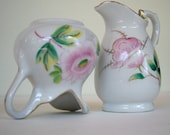 Vintage shabby cottage chic creamer from Japan 1960
