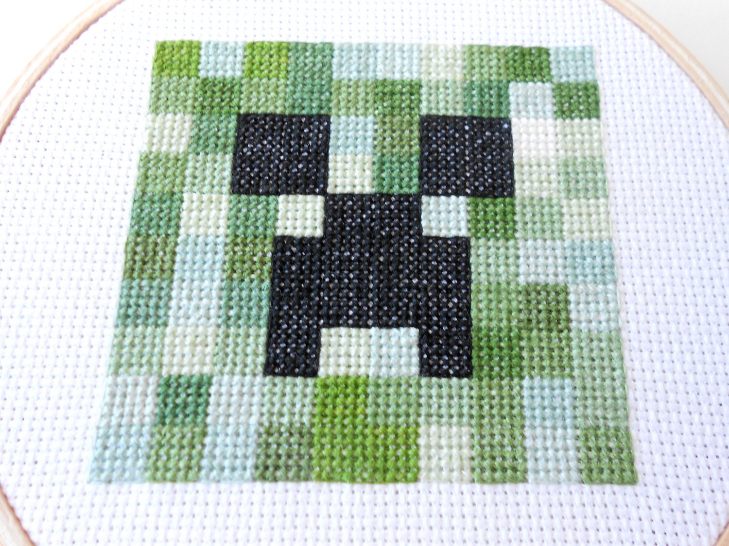 Minecraft Creeper Cross Stitch