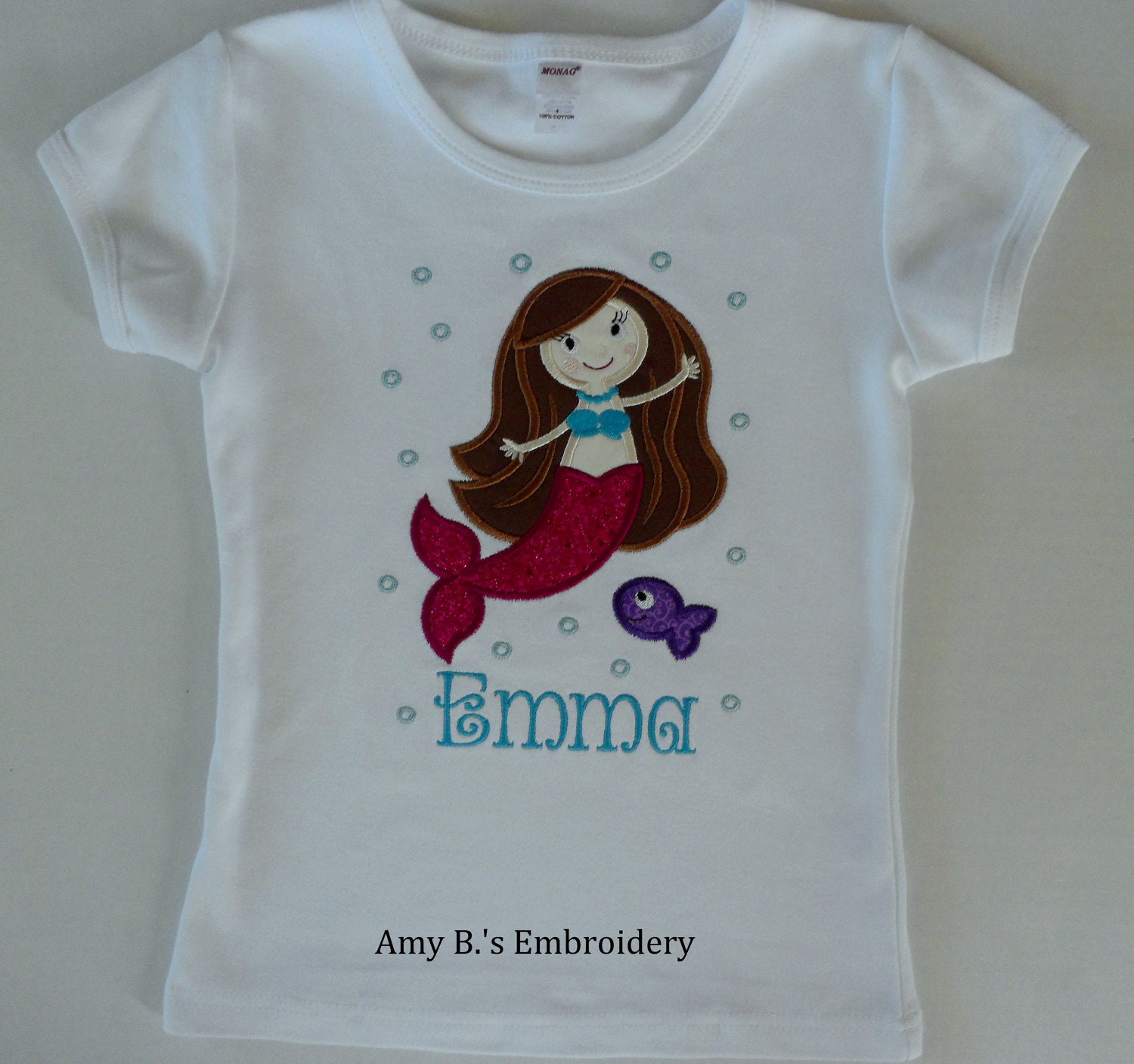 personalized mermaid shirt