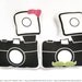 His and Hers Camera Plush Set by Yellow Heart Art