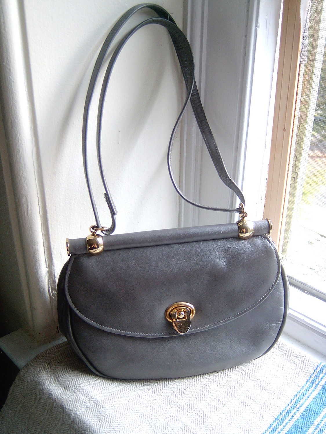 Vintage Ruth Saltz Leather Handbag
