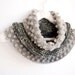 Grey Multicolor Cowl