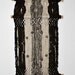 Beautiful Vintage 60's - 70's Primitive Abstract Wool Macrame Wall Hanging Picture / Decor - estate sale find