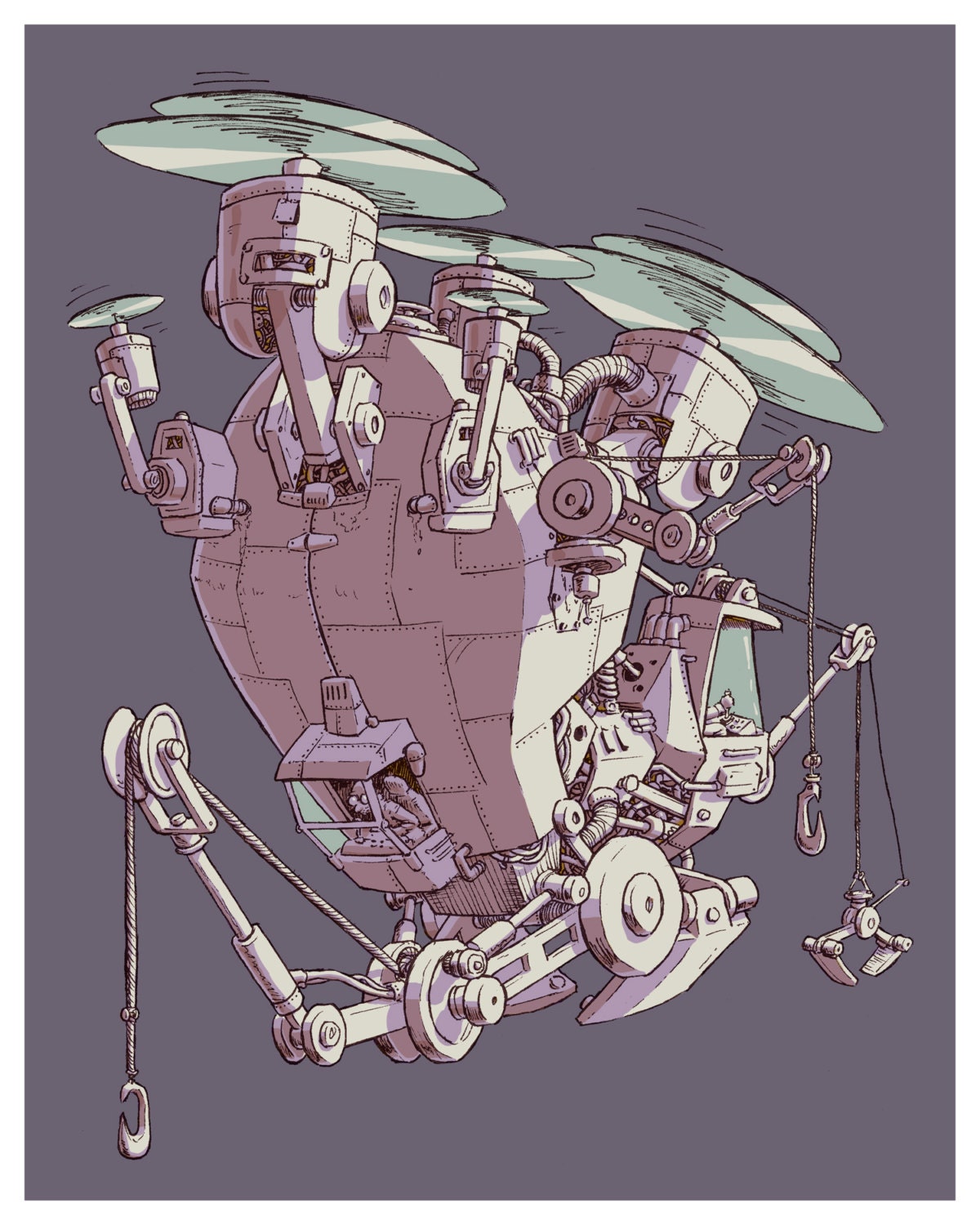 Whirlygig  Print: The Copter Crane