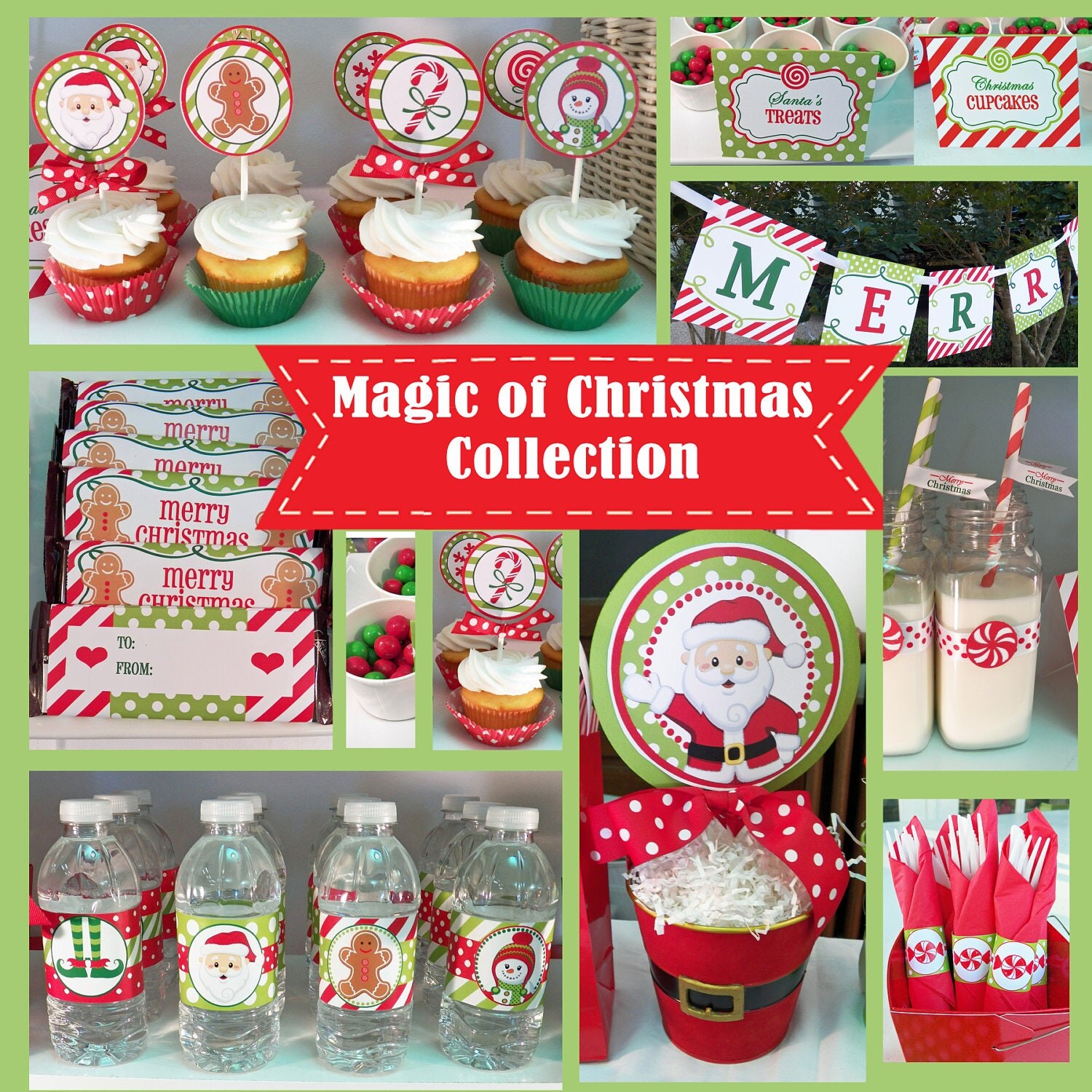Christmas Party Printable - Magic of Christmas Collection Il_570xn
