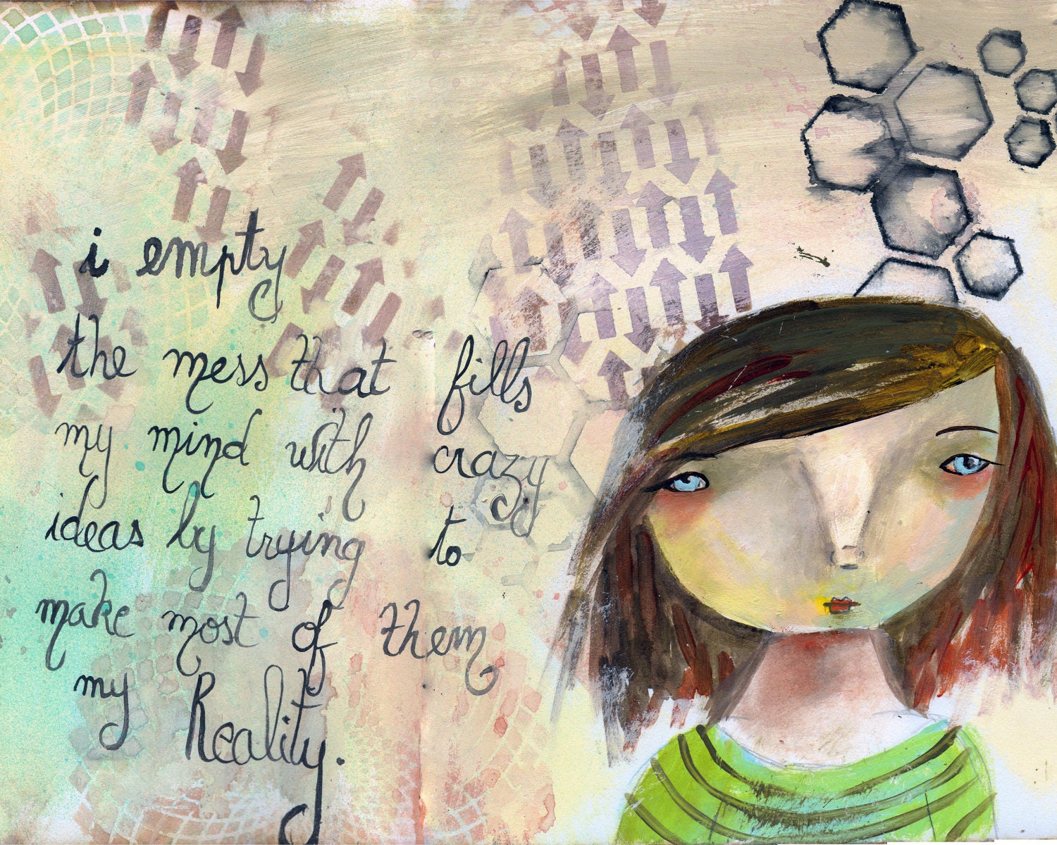 My Messy Mind -- Nixie Art Print