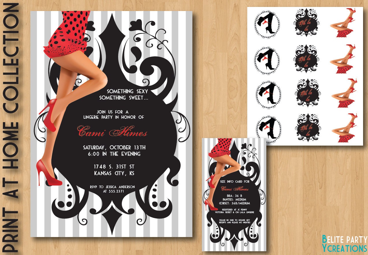 Something Sexy Invite  Set