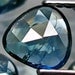 Natural Rose Cut Sapphires 6 x 6 to 7 x 6 MM Blue to Blue Green 5 Pc Lot 4.02 Carat T.W.