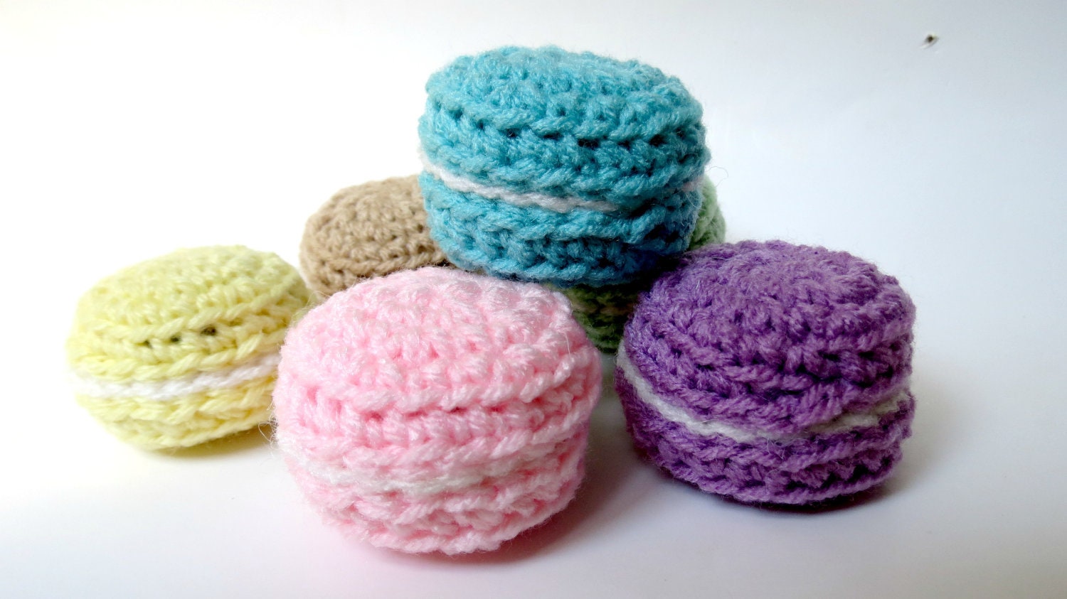 Cat Macarons- Organic Catnip Cat Toys- Set of Two