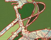 Bike Cambridge Massachusetts - bicycle art print