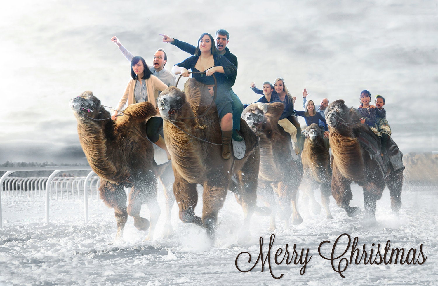 Custom Photoshopped Christmas Card