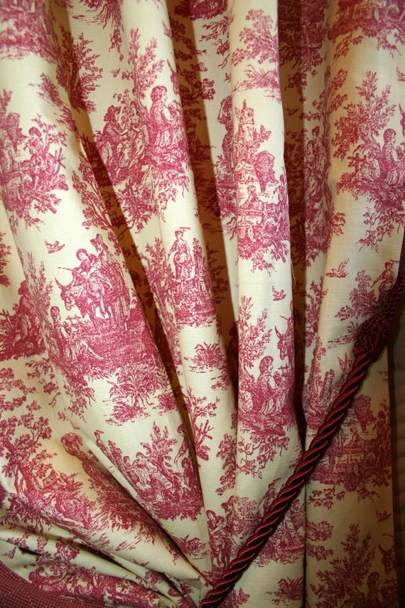 Ruffled Trim Window Panels Custom Made Starting by MaribelClaribel