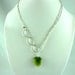The Vineyard Necklace by Michelle Abstract Asymmetrical Swarovski crystal