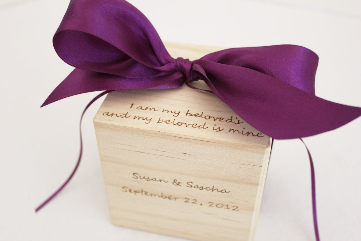 Ring Bearer Pillow Alternative -- Ring Bearer Block